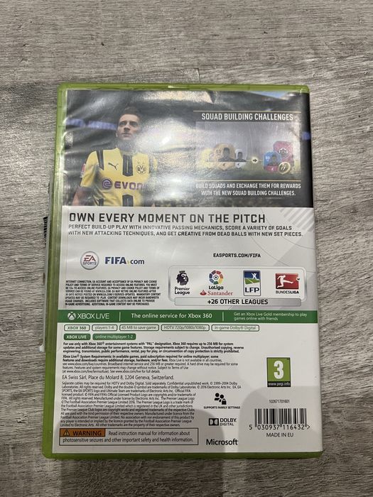 FIFA 17 - XBOX 360 (PAL, Europa) - stan bardzo dobry / dobry + pudełko