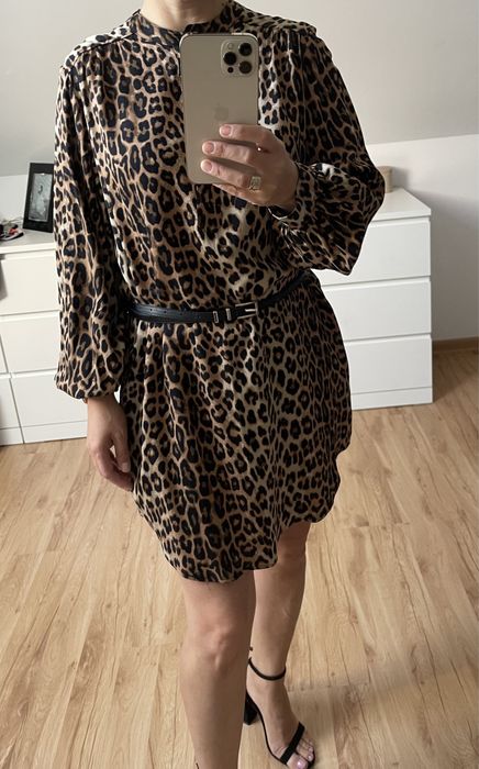Sukienka/tunika w panterkę