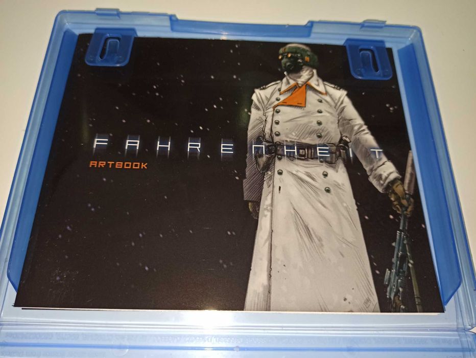 ps4 FAHRENHEIT + ART BOOK gra przygodowa z akcją remaster UNIKAT