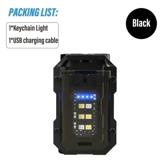 Супер Яркий LED Фонарик брелок наключник