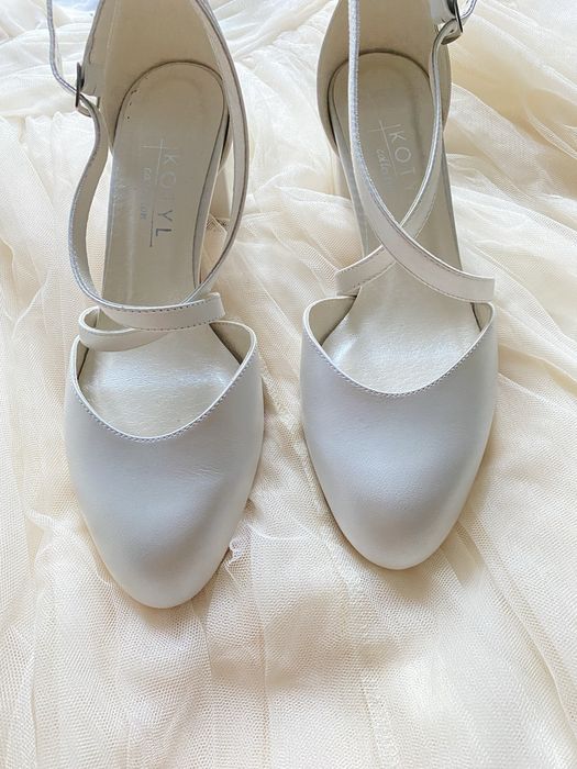 Kotyl buty ślubne buty na ślub białe