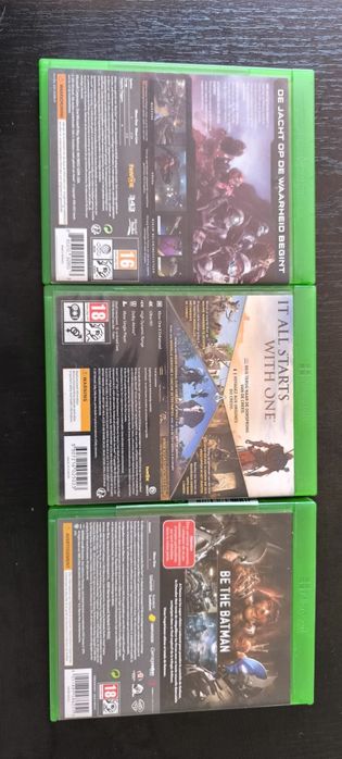 Assassin's Creed origins/Batman Arkham Knight/Halo 5 Xbox One