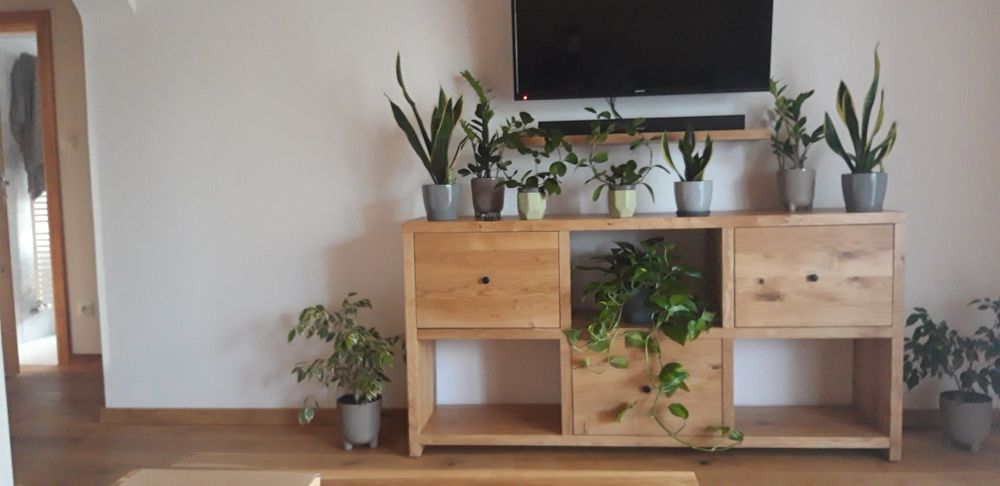 Duża komoda dębowa