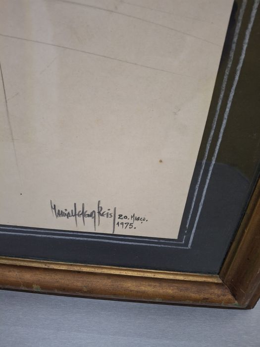 Quadro pintura Maria Helena Reis