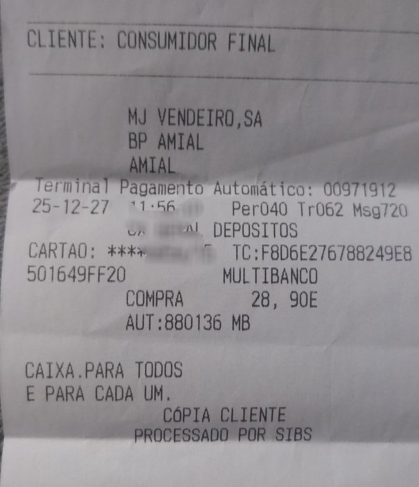 Máquina nova, usada 2 dias