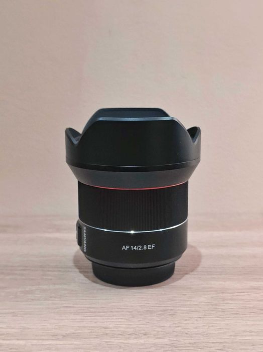Objetiva Samyang 14mm f/2.8 AF para Canon – Excelente Estado!