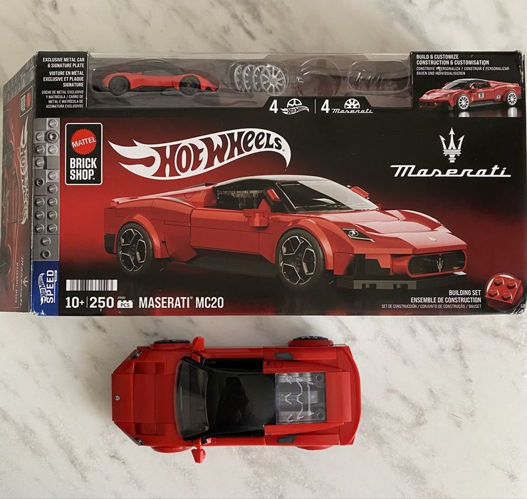 Lego лего Mattel Brick Shop Speed Maserati MC20 (JFR90)