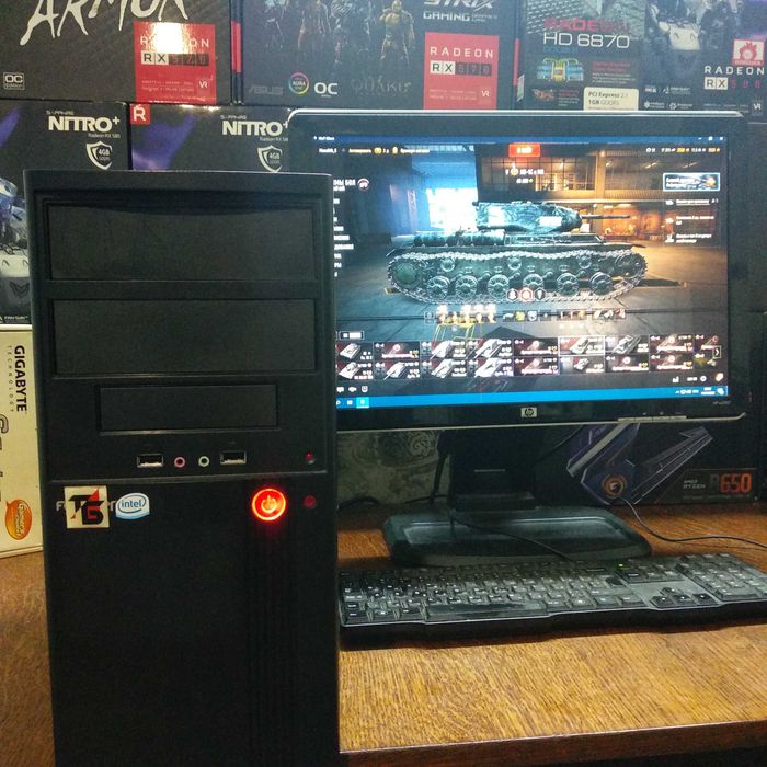 комп игровой i5-3330 8Gb DDR3 320 гб/видеокарта 1 гб ddr 5 WOT-высокие