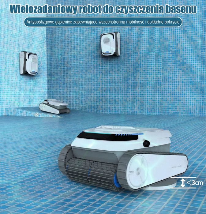 HIT!Bezprzewodowy Robot Basenowy AIRROBO PC10–Czysty Basen bez Wysiłku