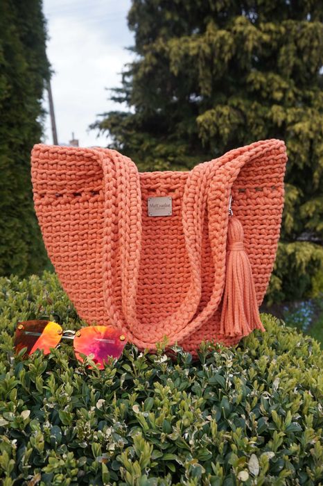 Torebki ze sznurka  handmade