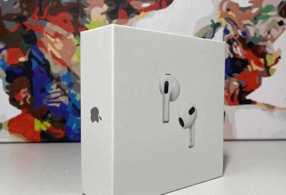 Беспроводные наушники Аирподс 3 1в1 с+ чехол в подарок!!