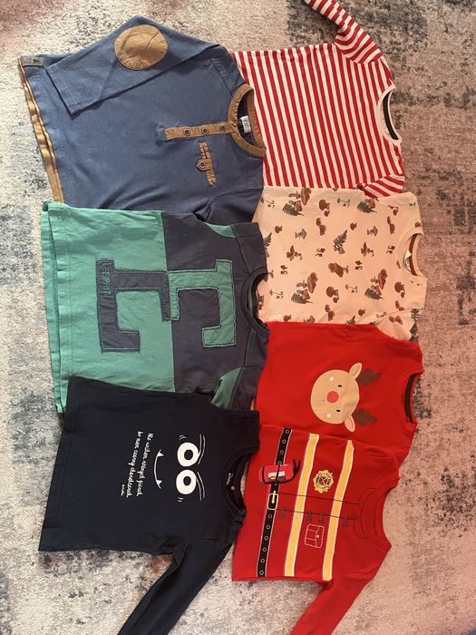 paczka 23szt. ubranek PAKA dla chłopca 98 ubranka spodnie bluzki