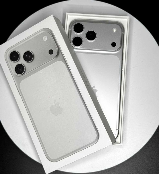 Apple iPhone 17 Pro 1 TB Silver Open box BAT 100% gw apple