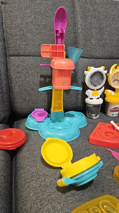 Play Doh ciastolina lodziarnia + inne