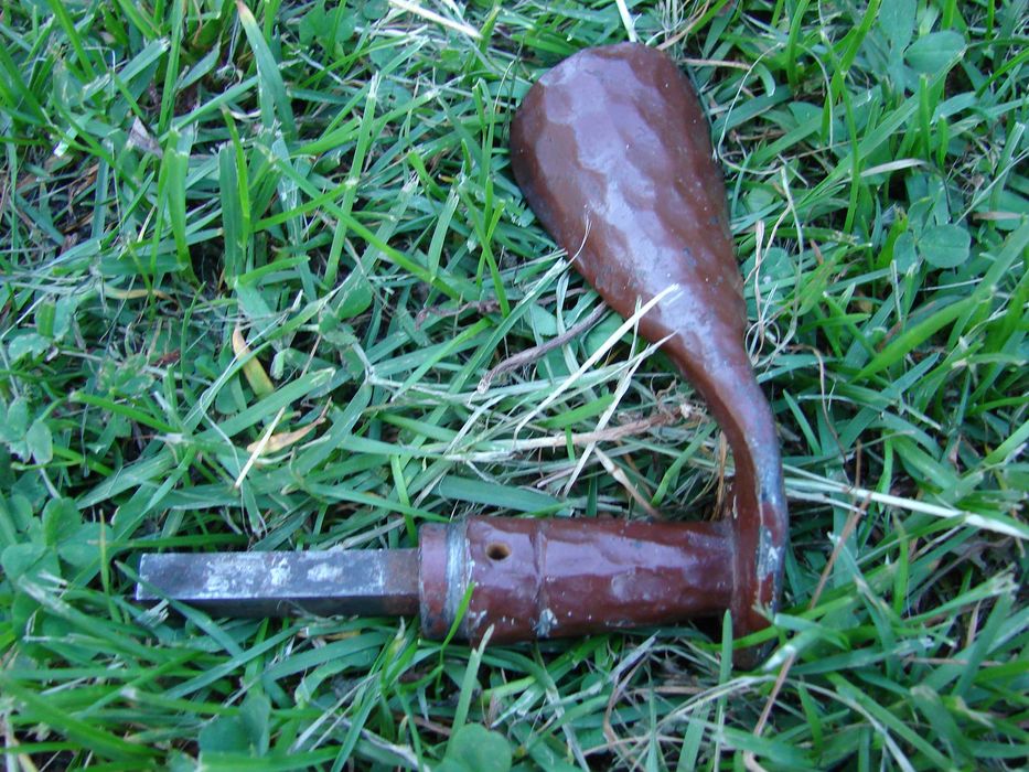 Stara kuta klamka drzwiowa