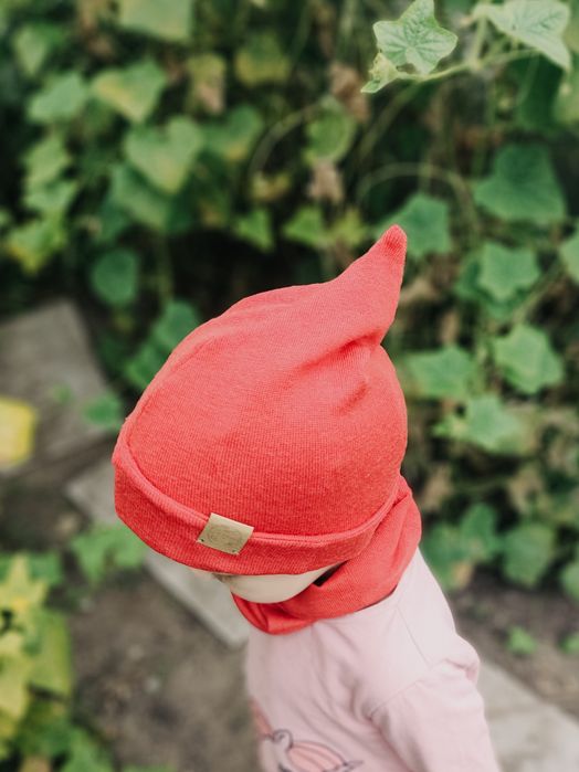 Komplet czapka komin merino skrzat Pixie hut