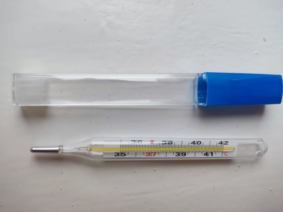 Термометри скляні ртутні