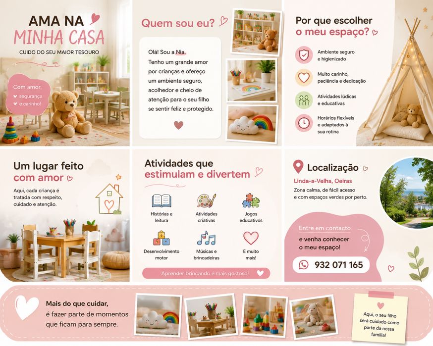 Cuido do seu filho com carinho e dedicação – Linda-a-Velha (Oeiras)