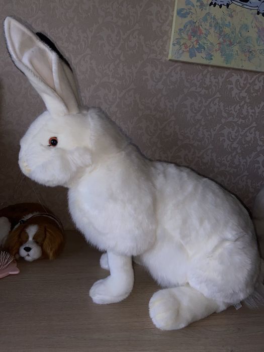 Мягкая игрушка Hansa  "Кролик сидячий белый 62см.