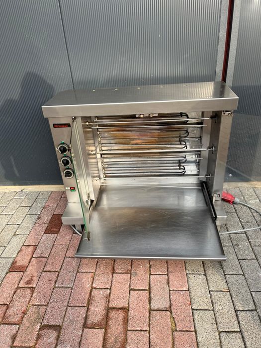 Gril rożen do kurczaka kromet elektryczny