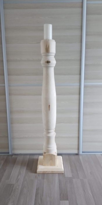 Podstawa lichtarz pod Paschał, stojak, świecznik,drewniany rękodzieł