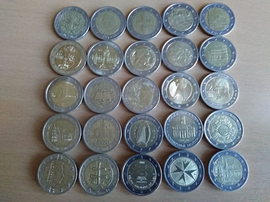 Sprzedam kolekcjonerskie monety euro