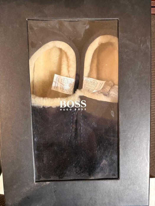 Новые замшевые мокасины HUGO BOSS