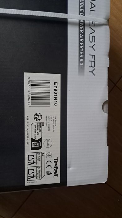 Air Fryer Frytkownica beztłuszczowa Tefal EY901N