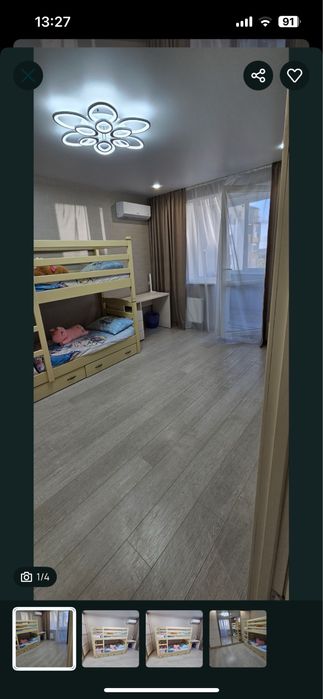 кровать  двухярусная деревянная