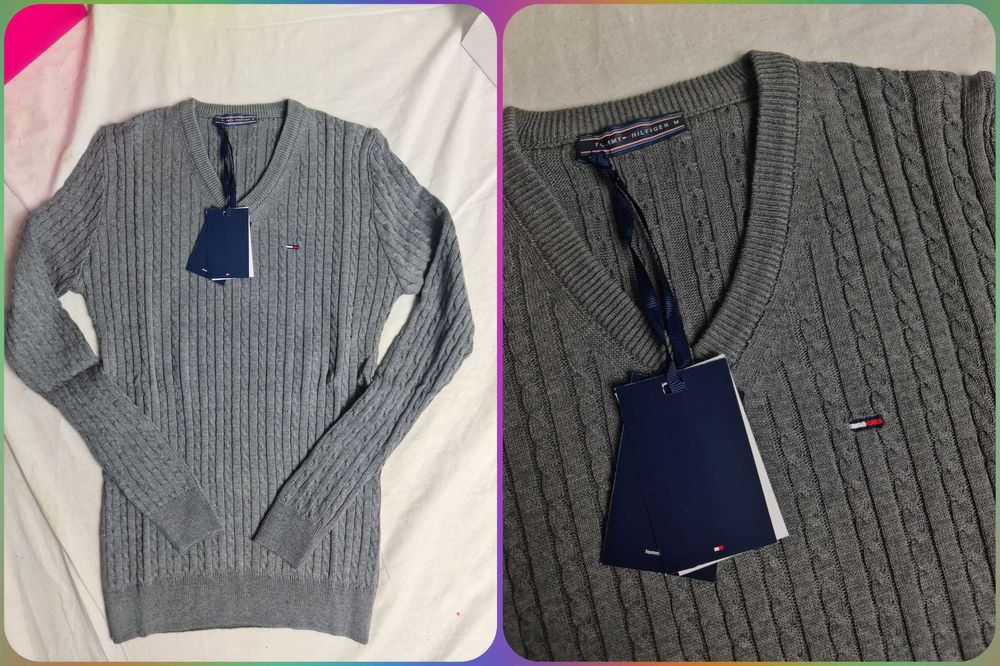 Sweter damski Ralph Lauren w serek Th premium
