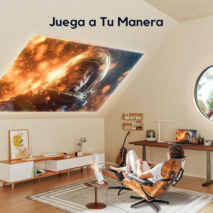 Mini przenośny projektorAuto Keystone AKIYO O3 Projektor Bluetooth