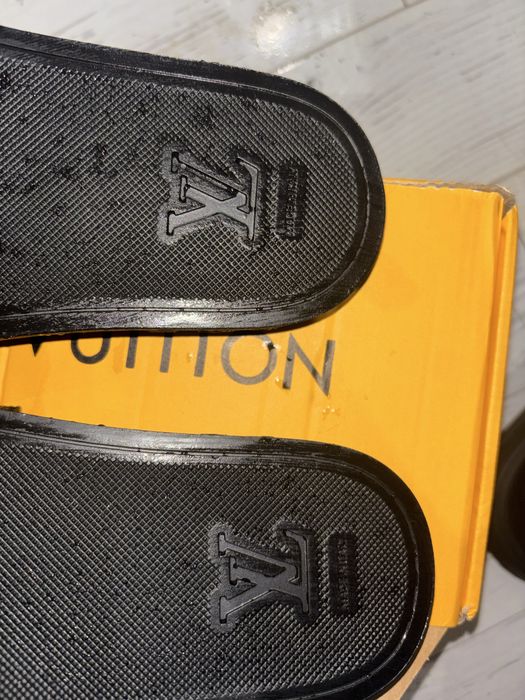 Klapki Louis Vuitton Waterfront Mule Monogram Eclipse