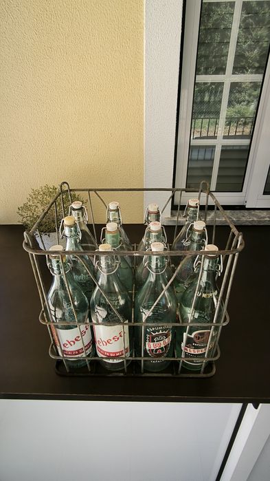 Garrafas Pirografadas Antigas