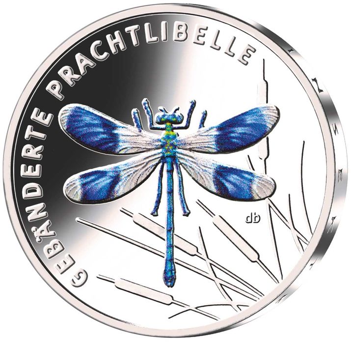 Moeda de 5 € Alemanha  “Reino dos Insetos” conjunto de 9 moedas