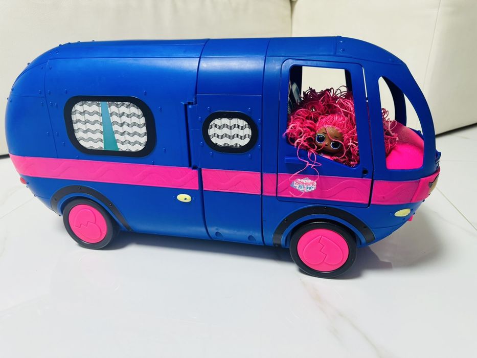 ІГРАШКА- Автобус для ляльок, синій Кемпер ЛОЛ