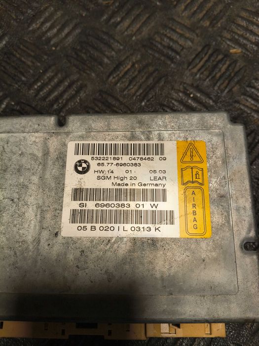 Moduł Sterownik Poduszek AirBag BMW E60 E61 E63