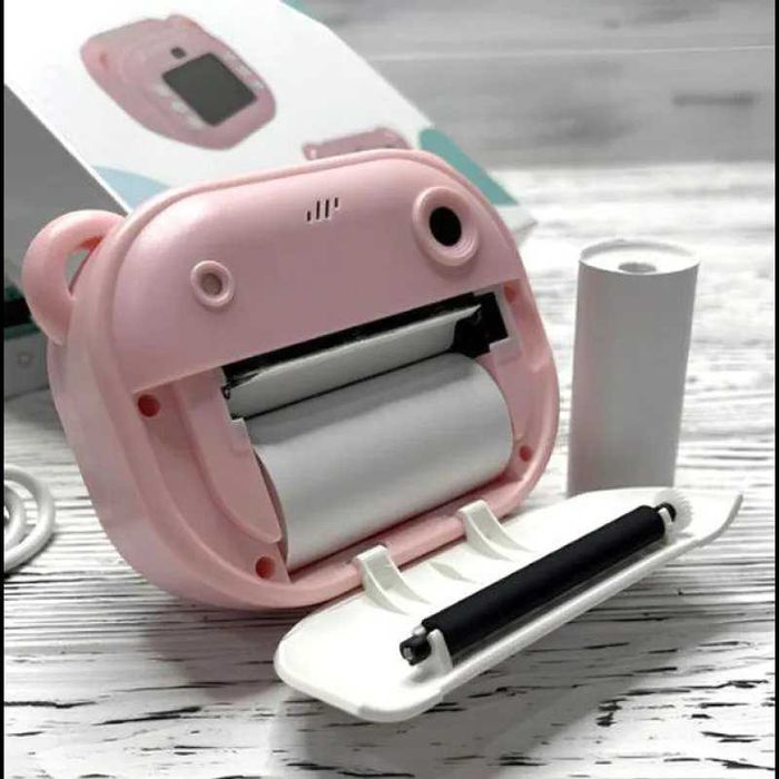 Дитячий Фотоапарат Миттєвого Друку із Підтримкою microSD card FullHD.