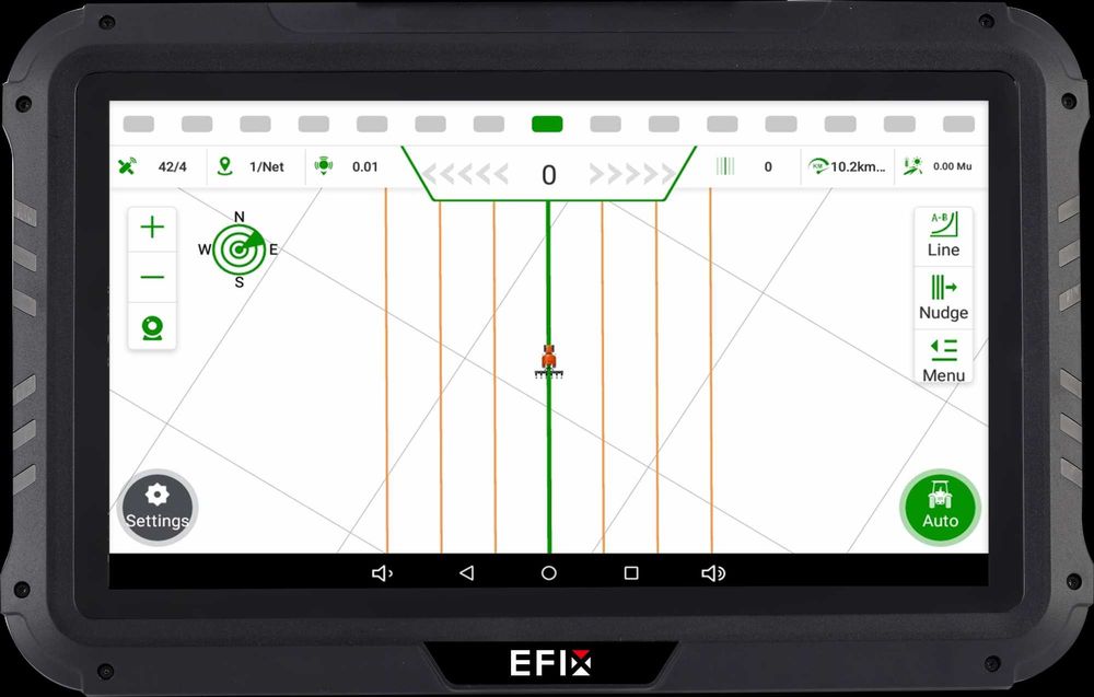Nawigacja Rolnicza ISOBUS rolnictwo 4.0 TOPCON ALLYNAV  EFIX