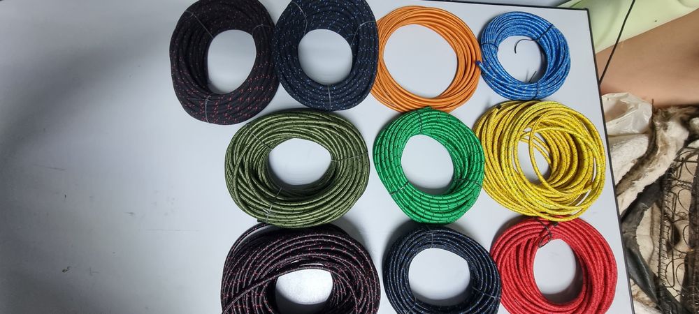 Бронепровод в тканевой оплетке