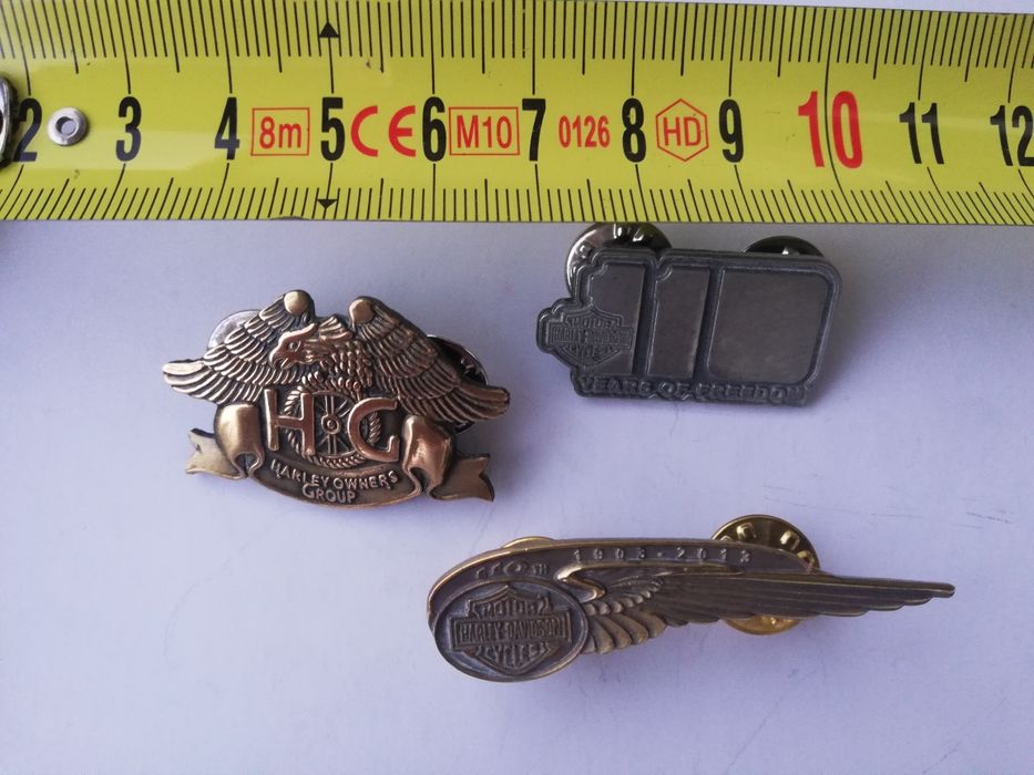 Harley Davidson przypinki ,odznaki Harley Davidson 110 th