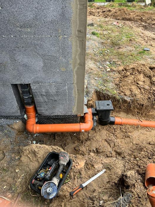 Odwodnienia budynków terenu drenaże