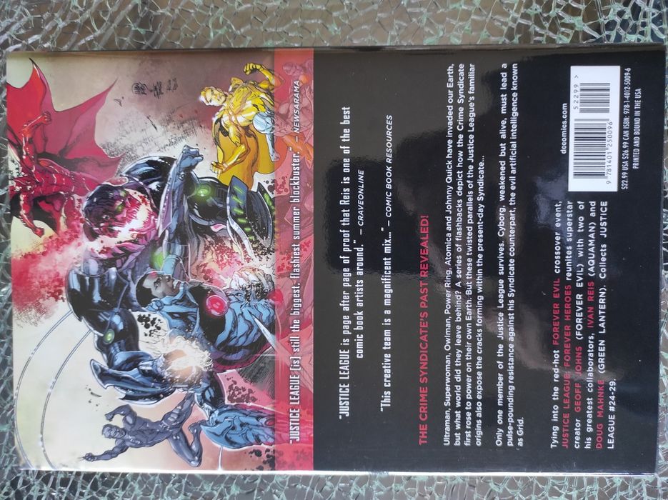 Justice League Vol 5 Forever Heroes DC comics Geoff Johns Ivan Reis banda desenhada