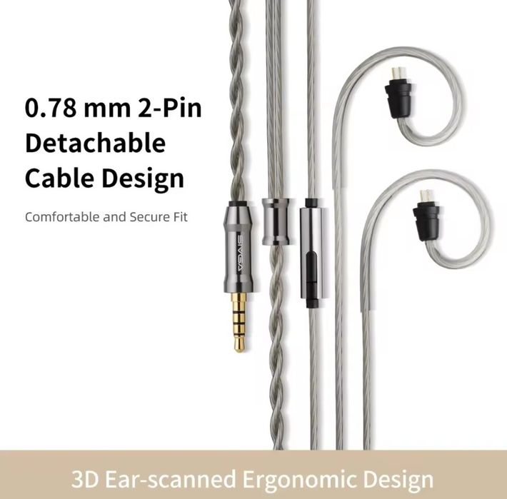 Sivga SM100 - IEM наушники с 10мм Dynamic Driver и микрофоном
