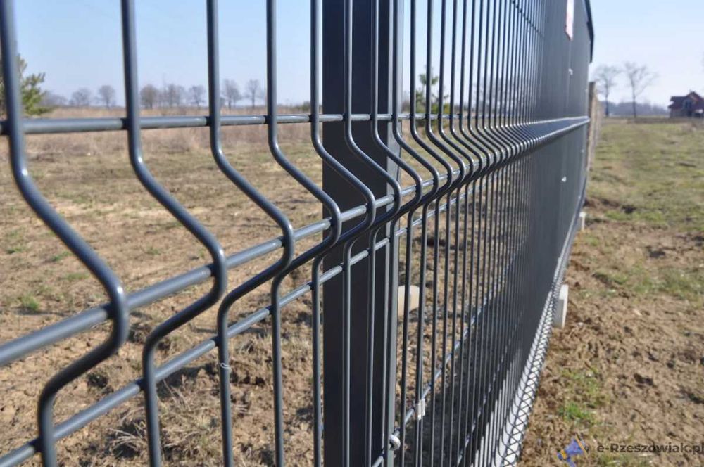 Ogrodzenie panelowe panele ogrodzeniowe 3D, słupki, podmurówka, akceso