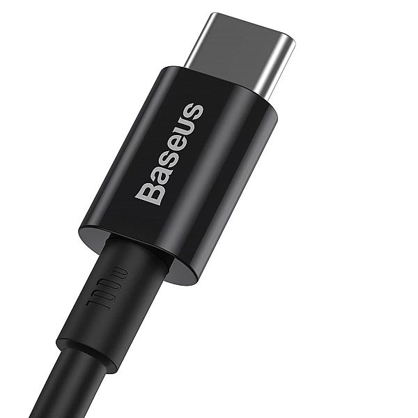 Kabel Baseus CATYS-B01 USB-C - USB-C PD QC FCP 100W 5A 480Mb/s 1m - cz