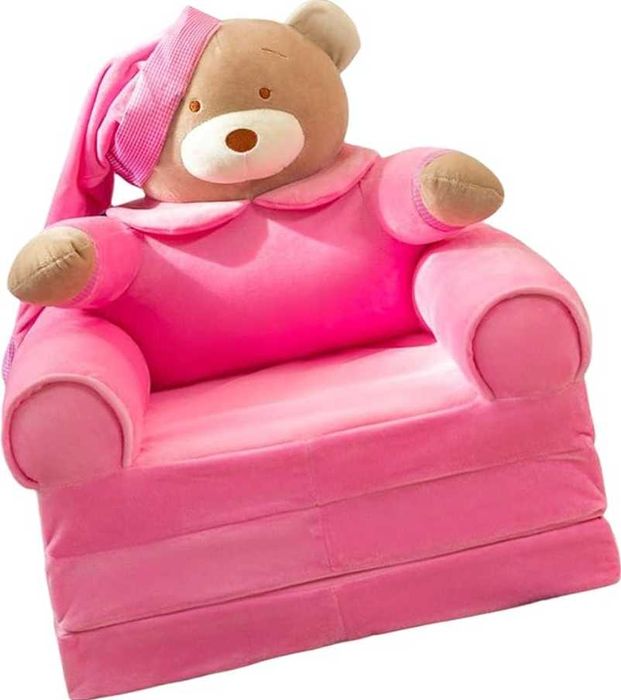 М'яке дитяче крісло плюшеве Ведмедик, м'яке диван-крісло ОПТ та ДРОП