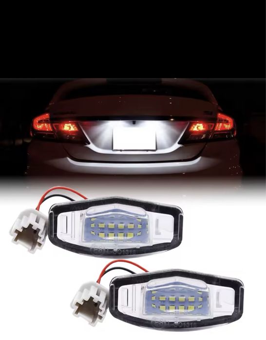 Освітлення та лампи мотозапчастини підсвітка номера Honda civic accord