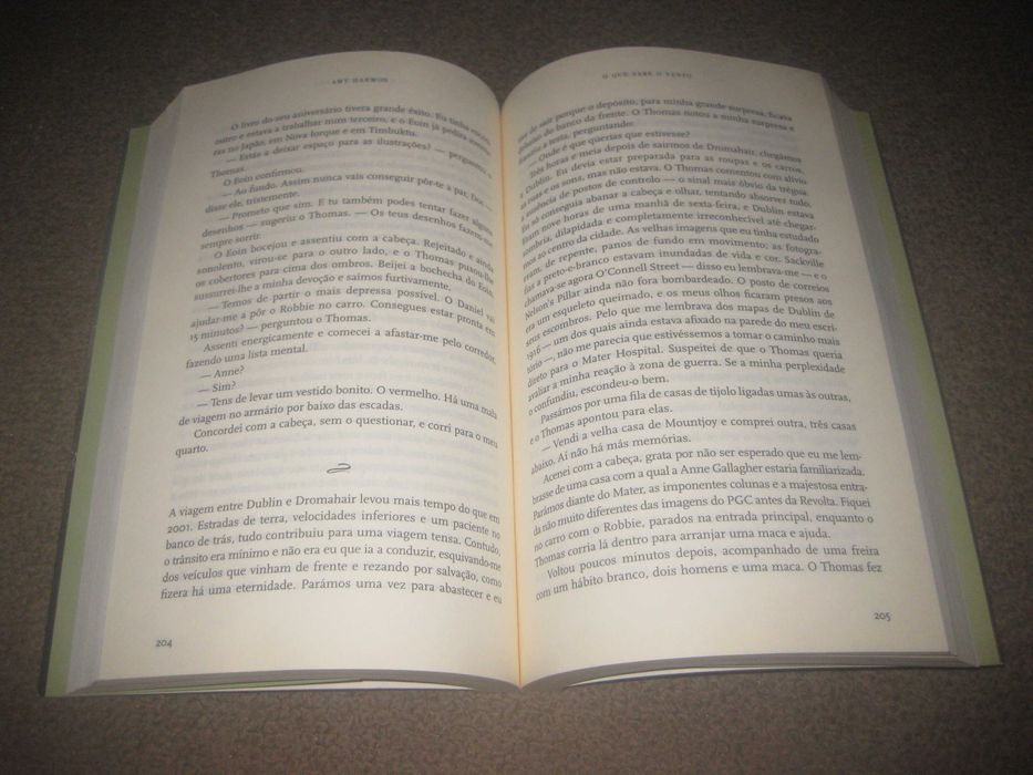 Livro "O Que Sabe o Vento" de Amy Harmon