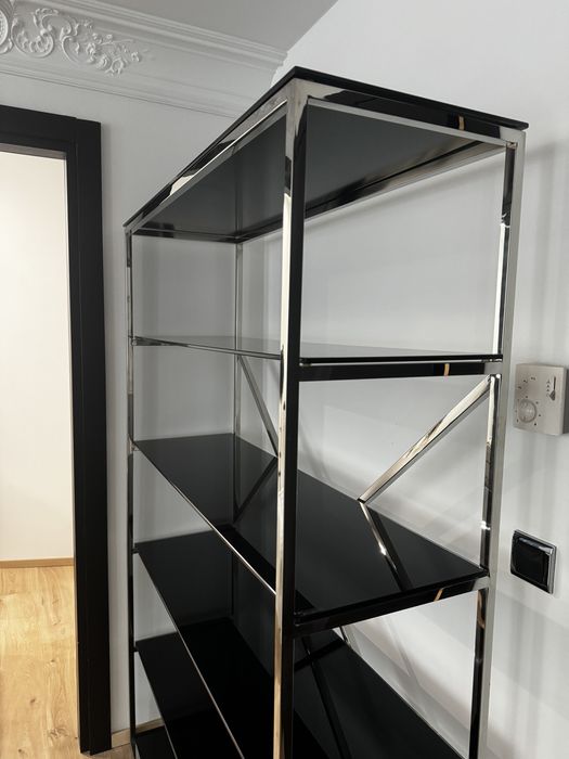 Duzy regał glamour chrom Transport