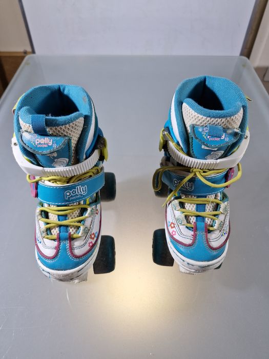 Wrotki Polly Pocket Rozmiar 30-33 z Regulacją Rozmiaru